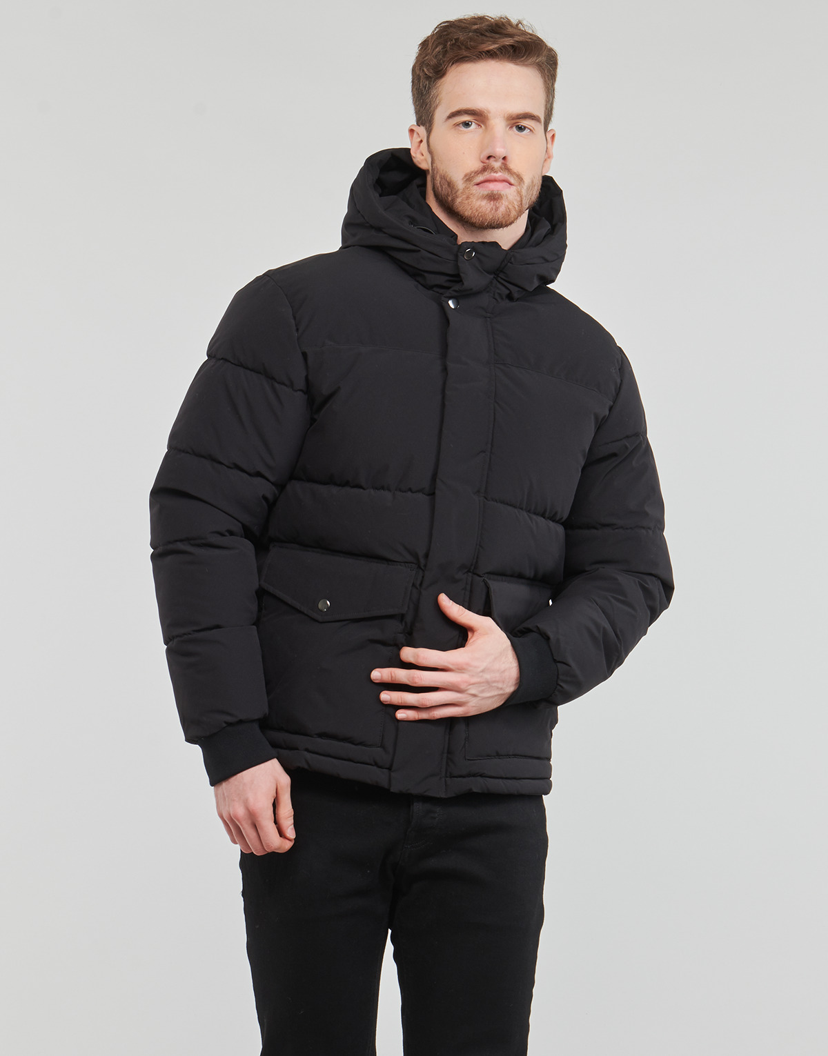 Jack & Jones - JJDAVID PUFFER JACKET - Black