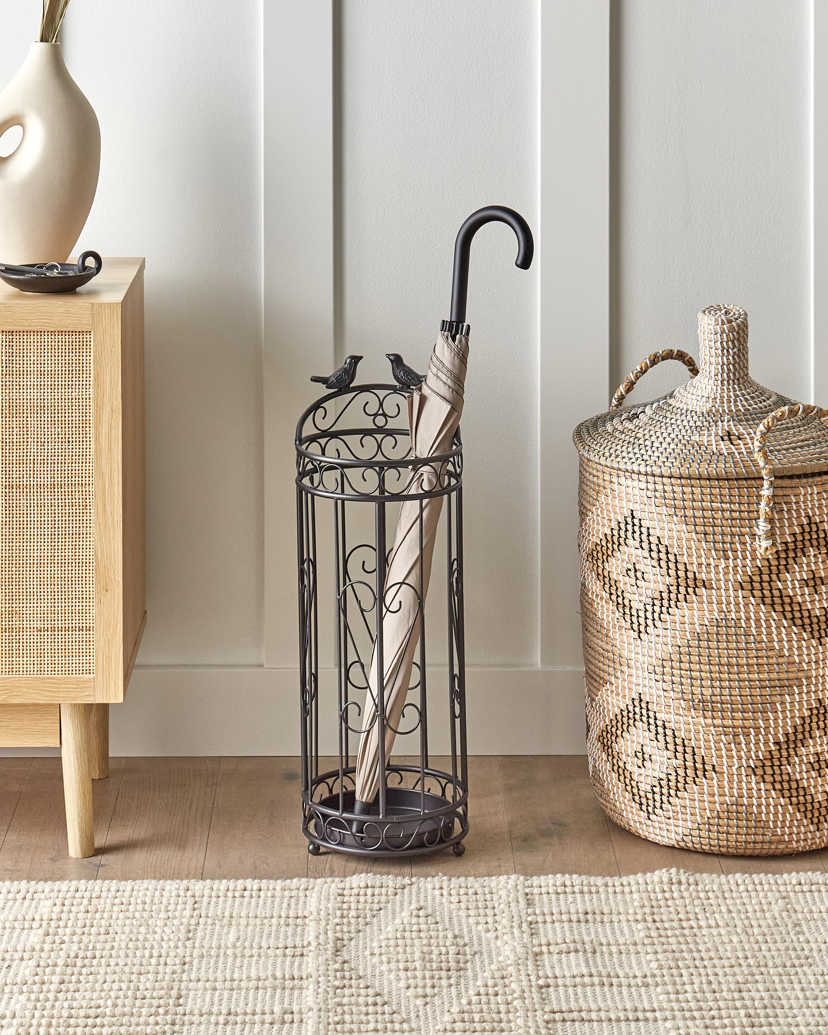 Umbrella Stand AMBOISE Metal Black