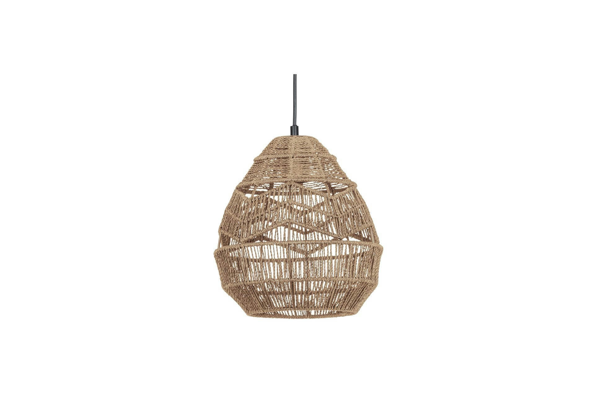 ADELAIDE - Suspension en corde de papier beige