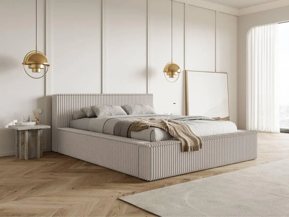 Bedframe Rafe ribstof 180 x 200 cm