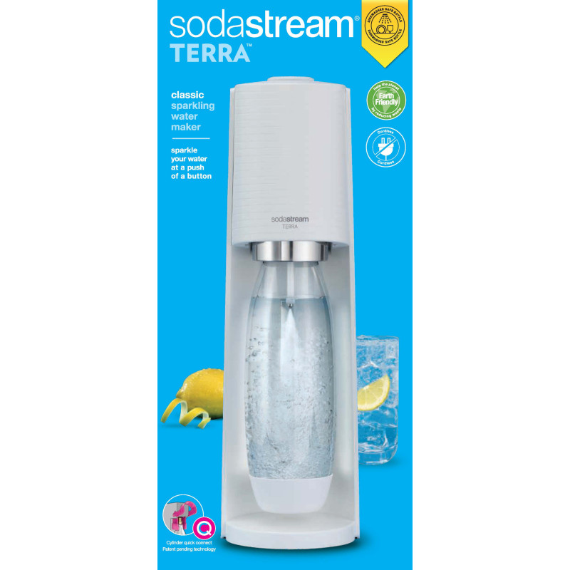Machine à boisson pétillante Terra blanche SODASTREAM