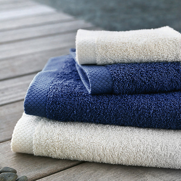 Parure de bain 6 pièces PURE Marine 550g/m2