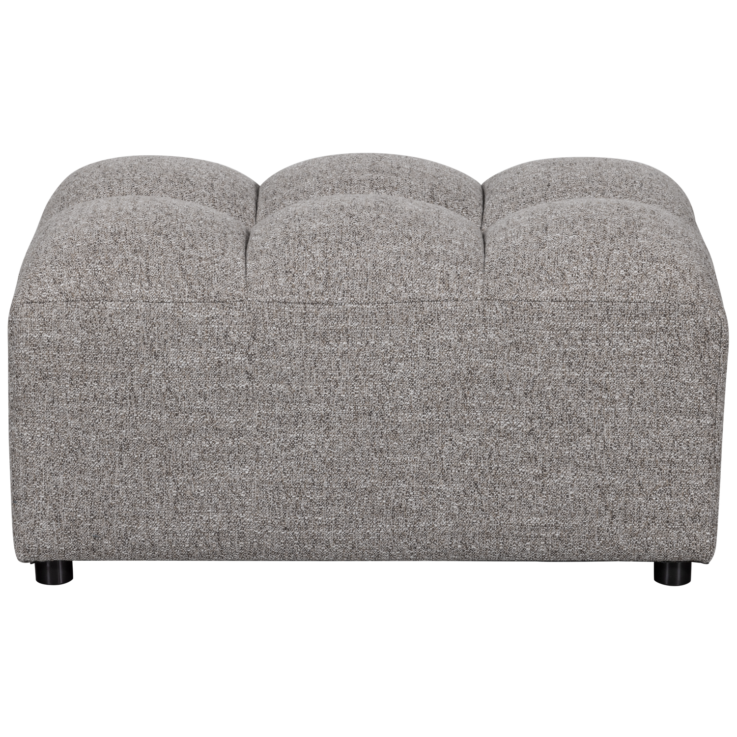 WOOOD hocker Allure - Geweven Stof - Klei Melange