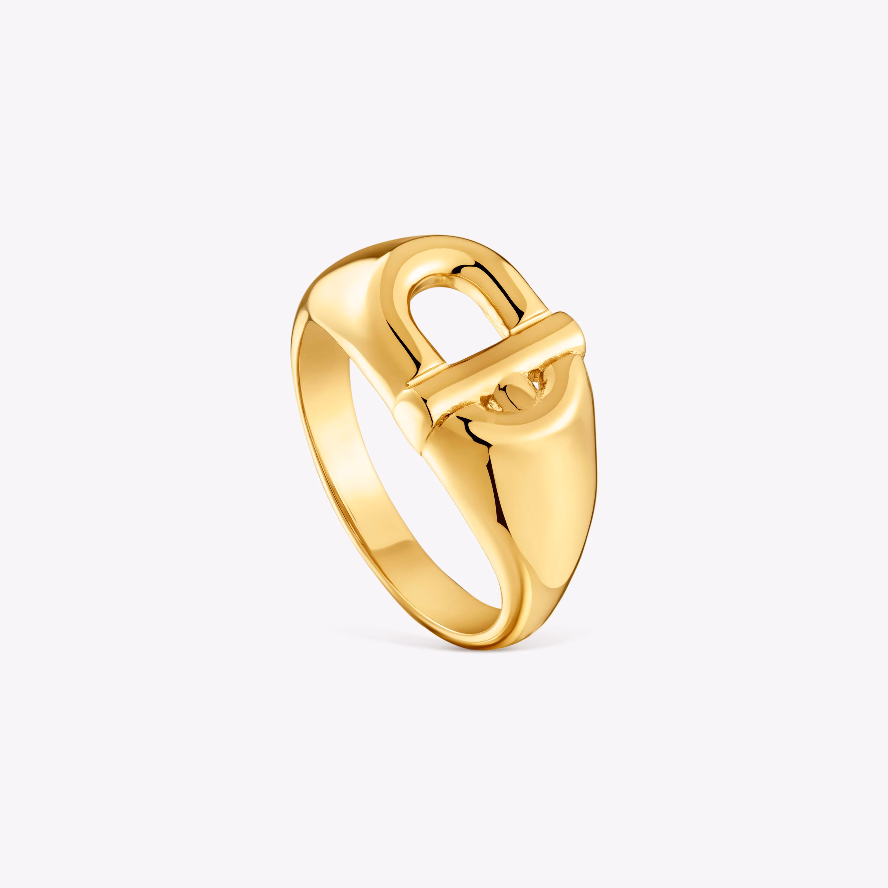Sello con baño de oro 18 kt sobre plata TOUS MANIFESTO