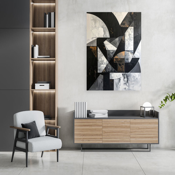 Obraz do salonu biura kuchni, Abstrakcyjne koła kształty tekstura 20x30