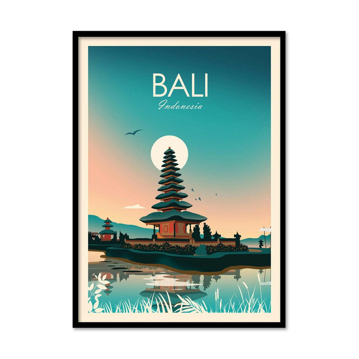 STUDIO INCEPTION - BALI INDONESIA - STUDIO INCEPTION - Affiche d'art 50 x 70 cm