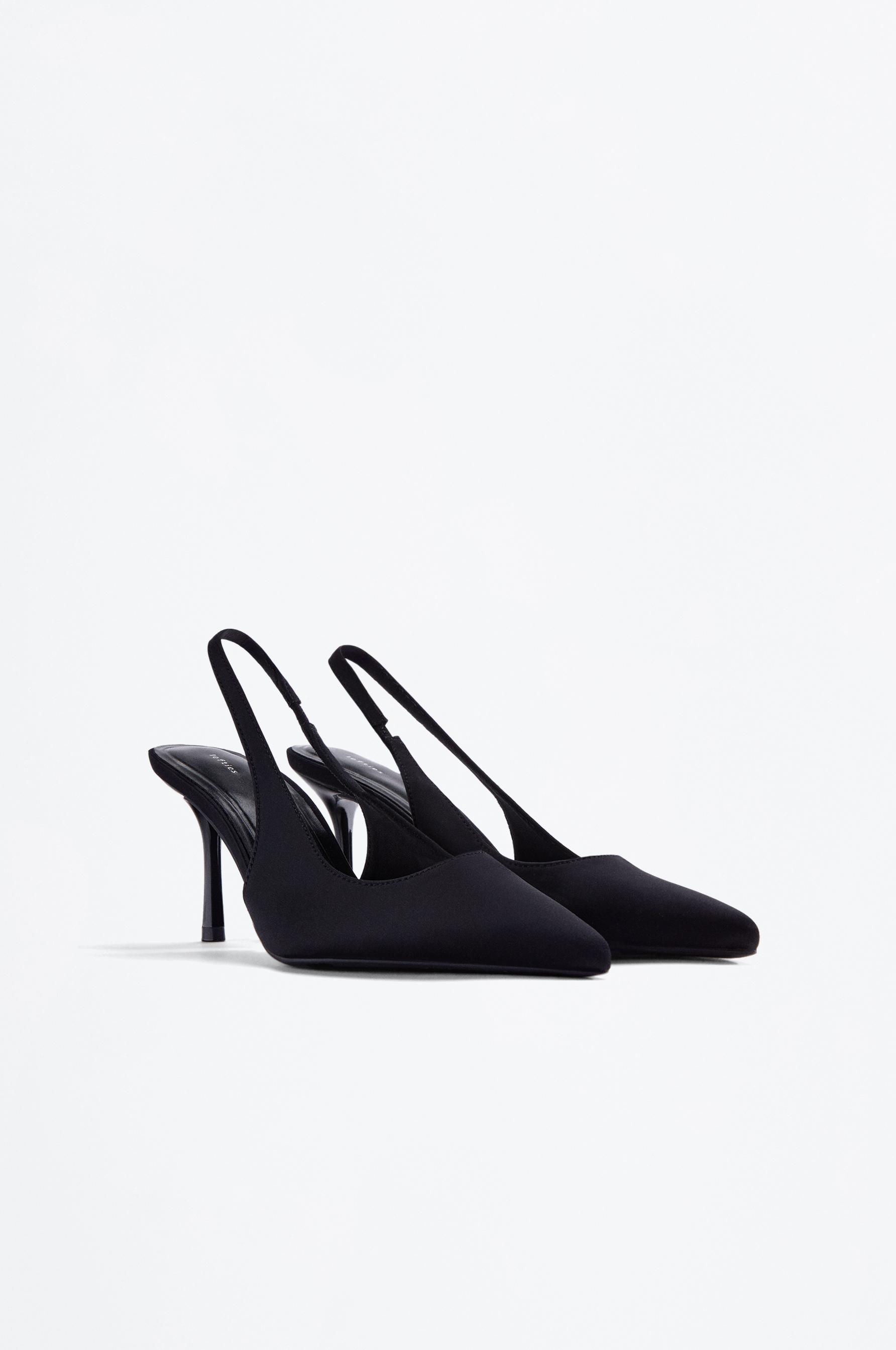 Zapato tacón destalonado