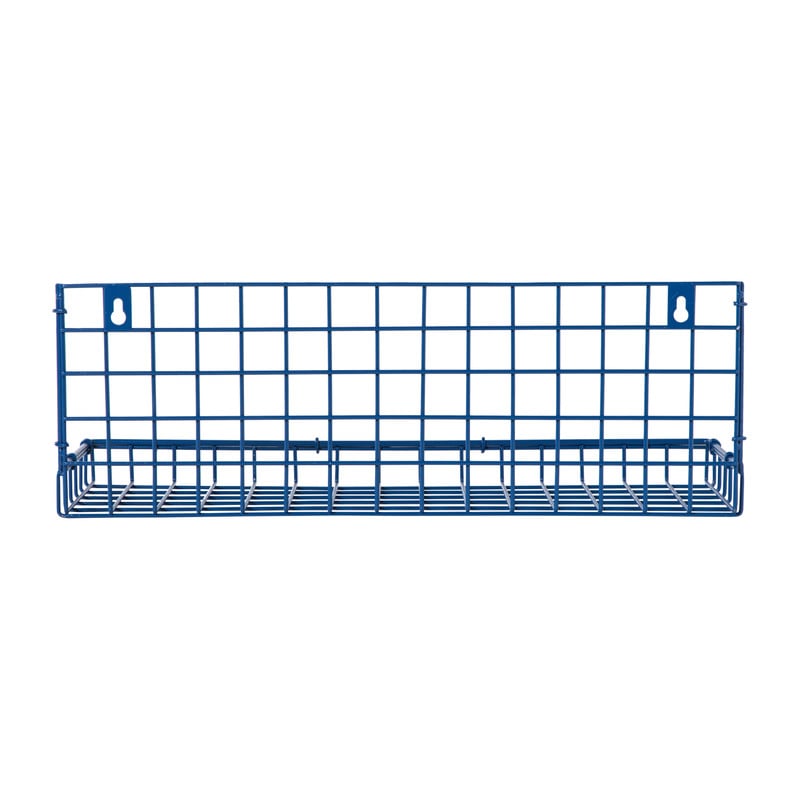 Wandrek draadwerk - blauw - 14x40x14 cm
