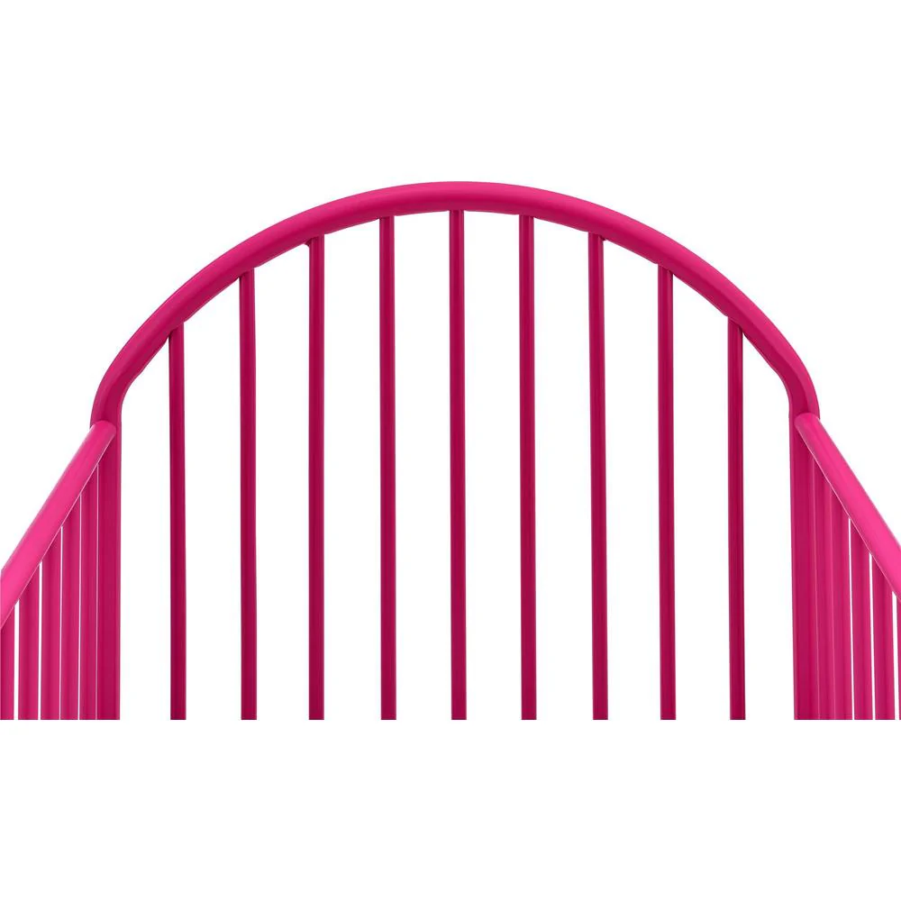 Ameriwood Home Adjustable Pink Metal Crib by Cosco