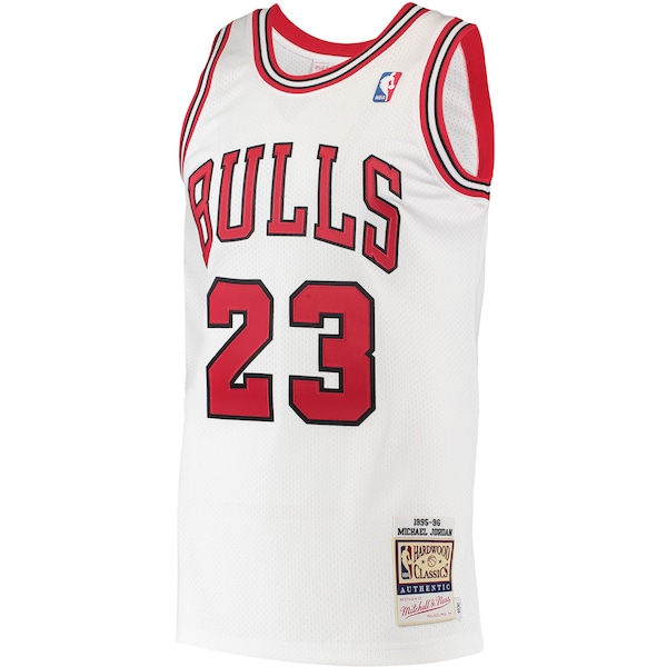 Michael Jordan Chicago Bulls  1995 Hardwood Classics Authentic Jersey - White