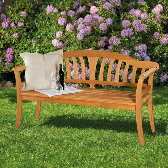 Gartenbank »Rügen«, BxTxH: 156 x 54 x 88 cm, inkl. Pflegeöl für einmalige Anwendung