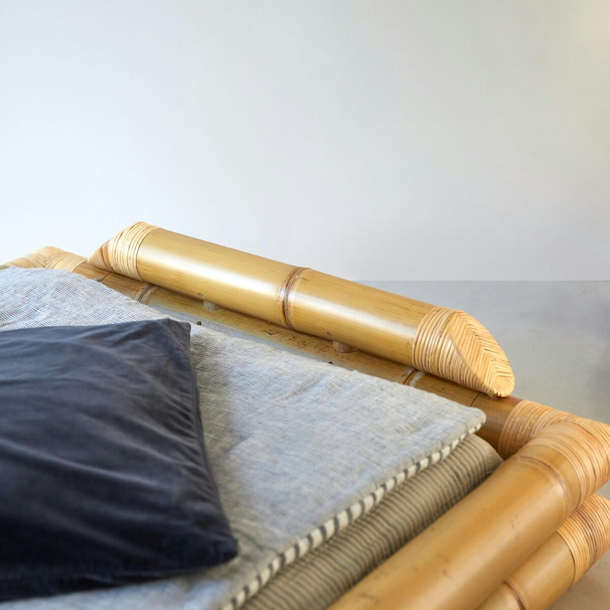 BALYSS - Lit futon en bambou 90x190 cm