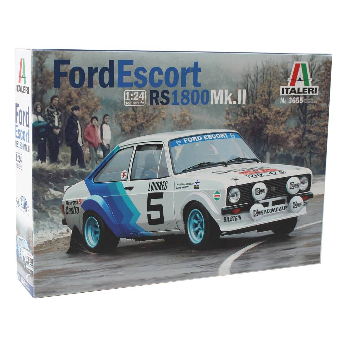 Italeri Ford Escort RS1800 Mk.II Model Kit 1:24