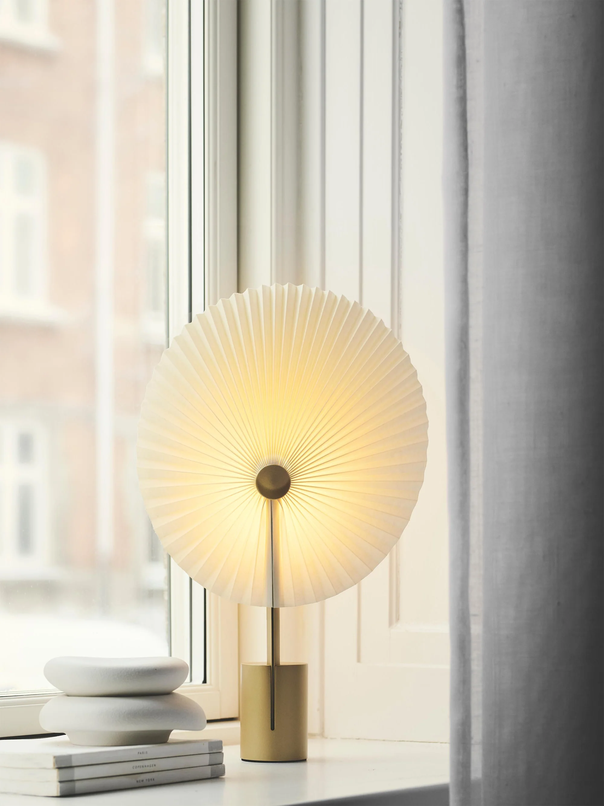 Große mobile LED-Tischlampe Liris, dimmbar