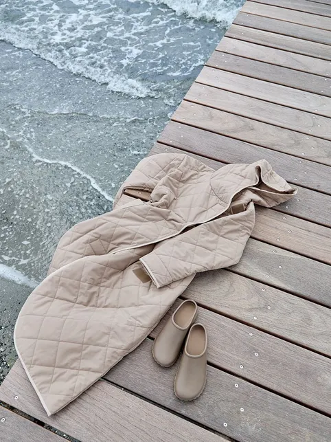 Badekåbe vinter OSBY S/M beige