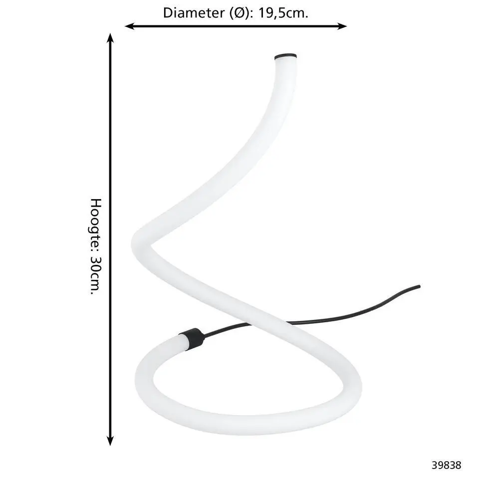 Stars of Light Banderillas Tafellamp - Geen fitting - &Oslash; 35 cm - Zwart