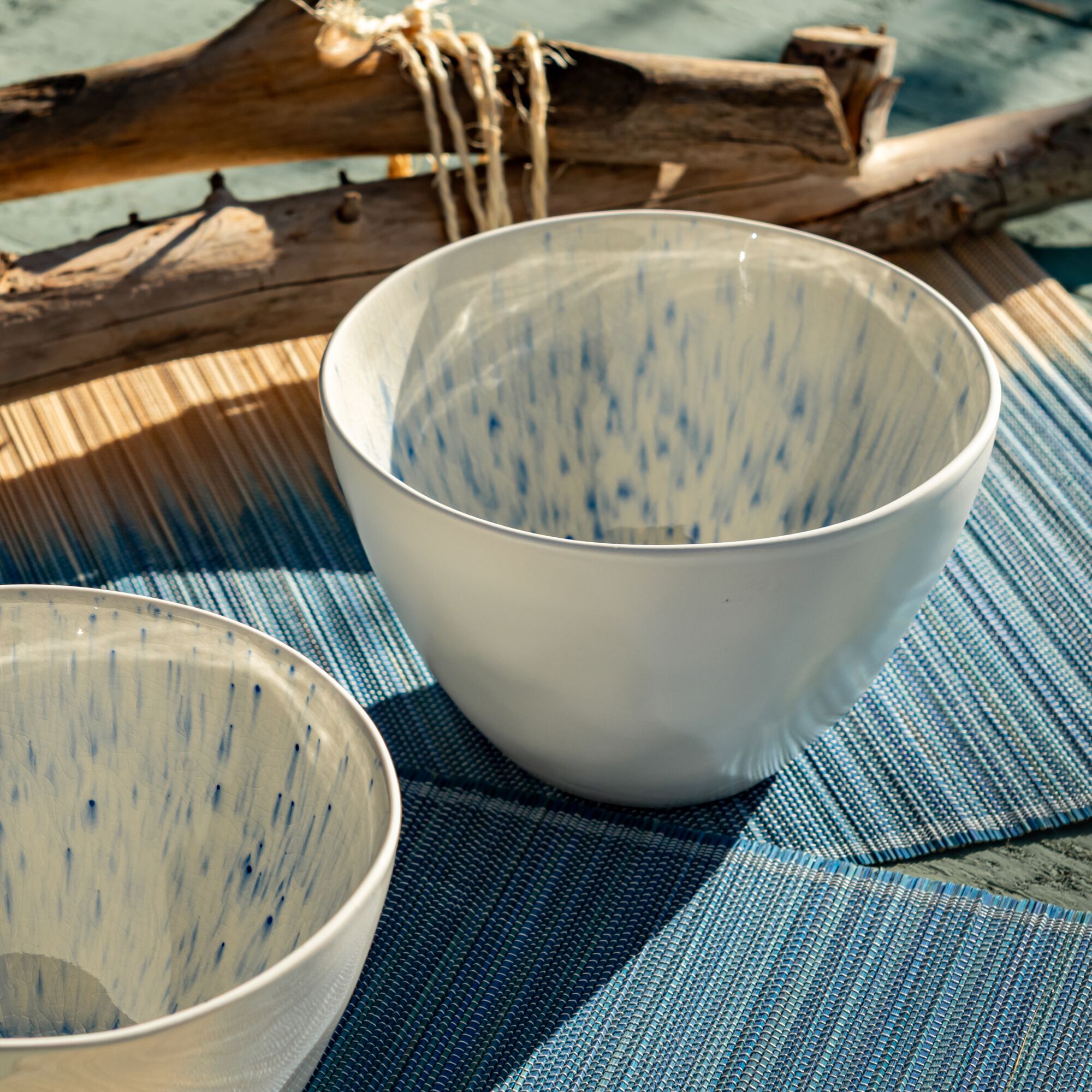 CALICO - Bol en grès D15,5cm - bleu