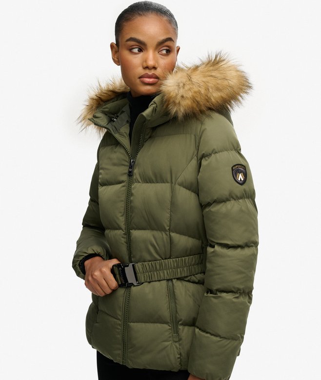 Fuji Belted Puffer Jacket