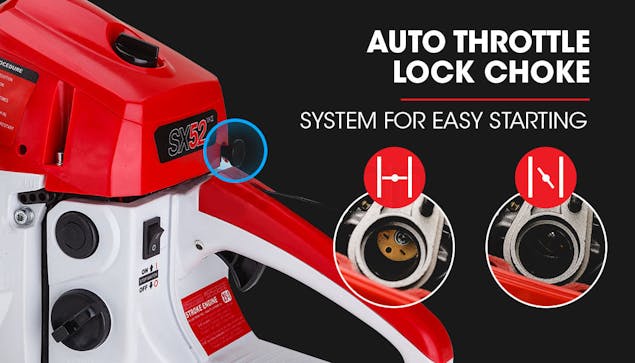 NNEMB 52cc 20 Bar E-Start Commercial Petrol Chainsaw SX52