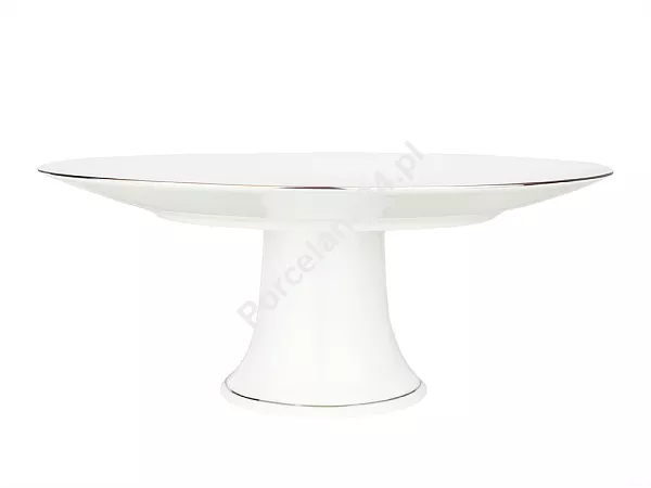 Patera na nóżce 28 cm Bogucice - Lolita Platin 1183