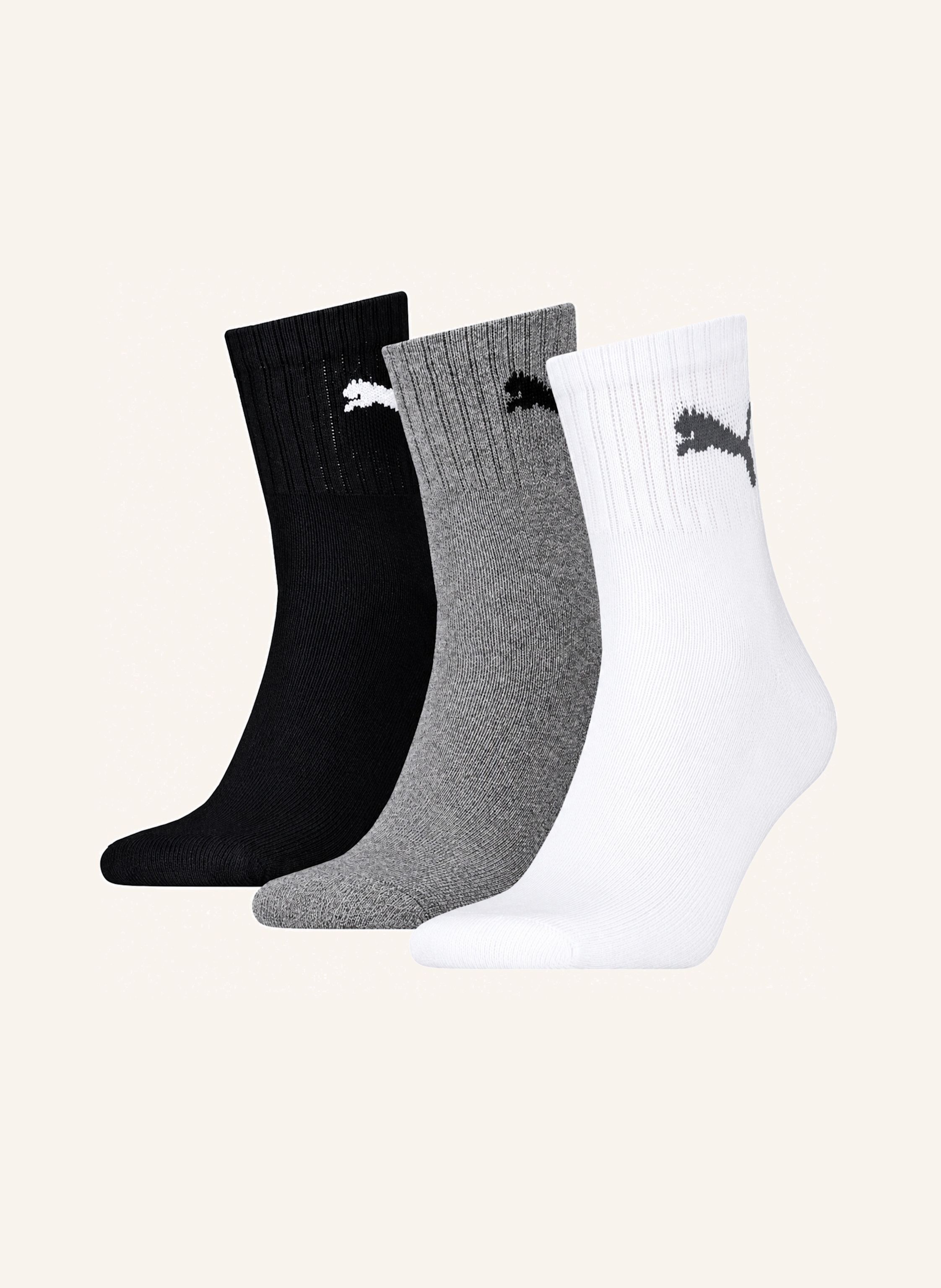 PUMA Sportsocken SHORT CRWE 3-PACK