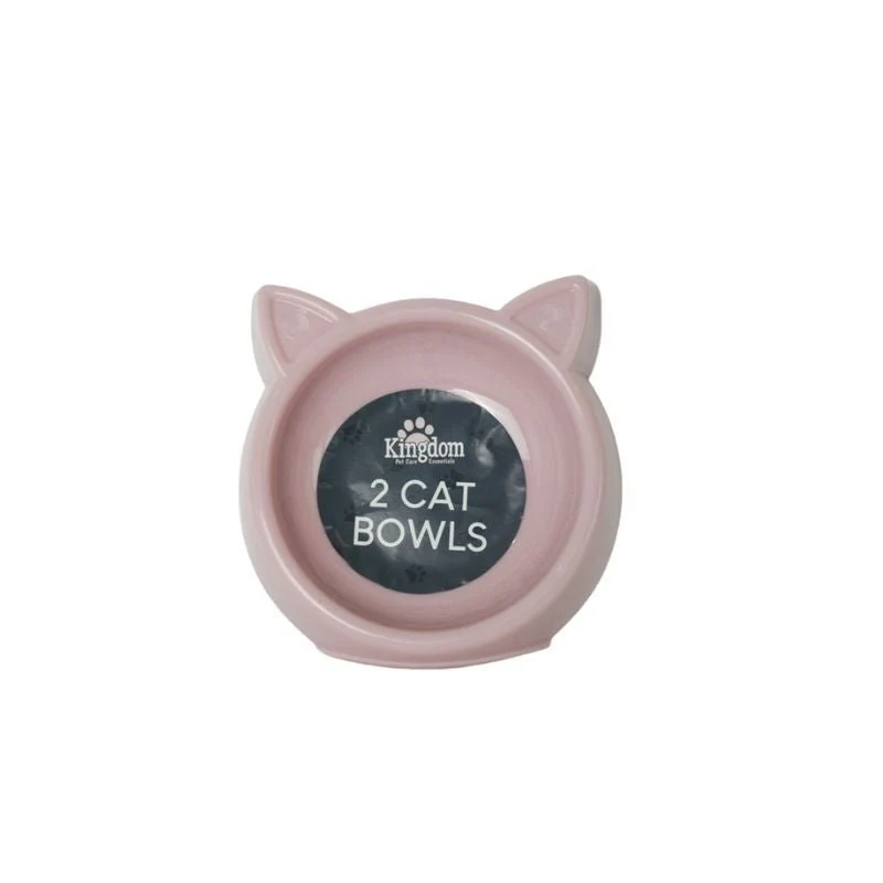 Kingdom Cat Bowls 2 Pk