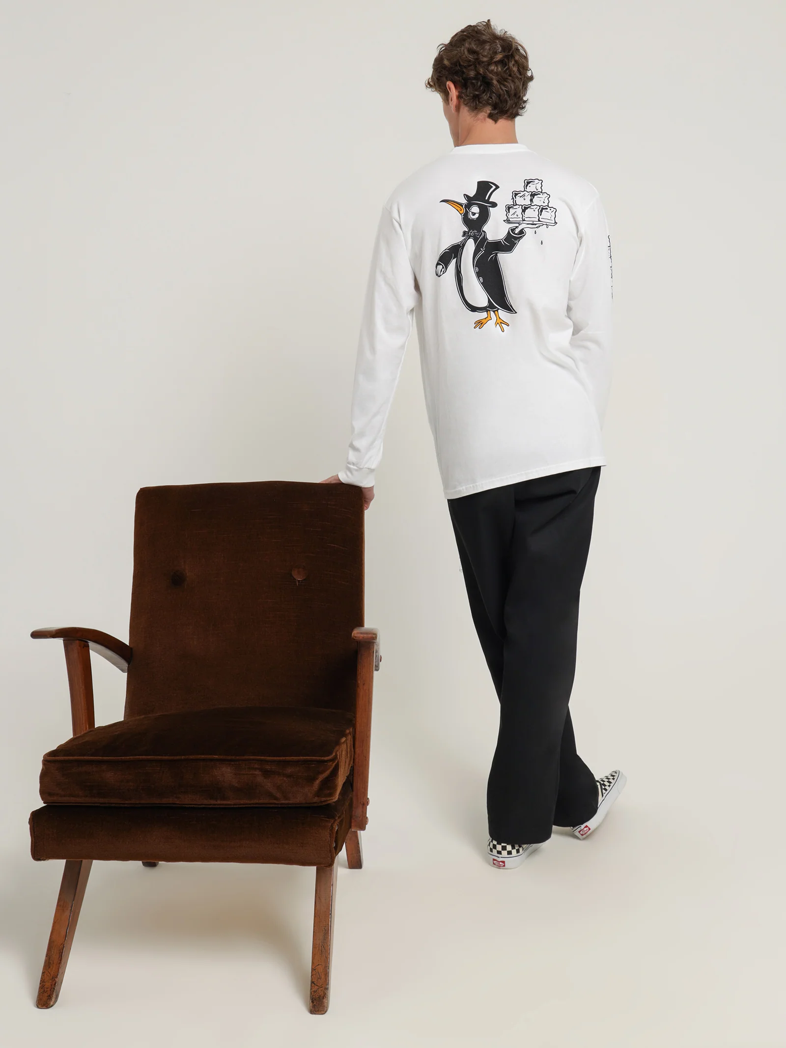 Checkerboard Research Long Sleeve T-Shirt