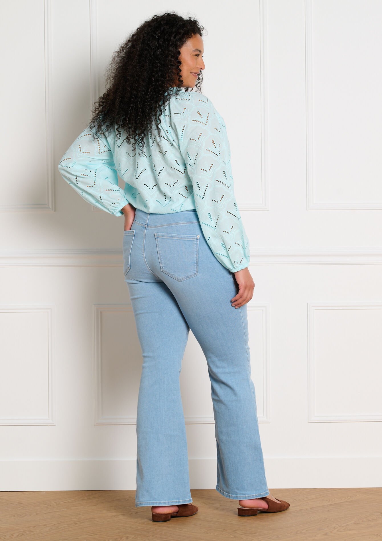 Multiple size bootcut jeans