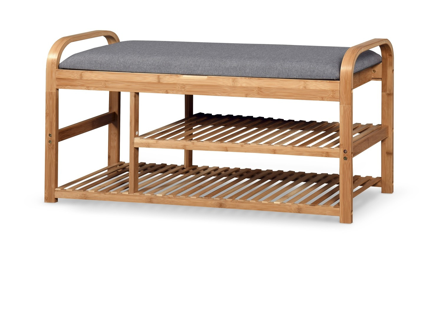 Stojak na buty ST-13 szary/naturalny