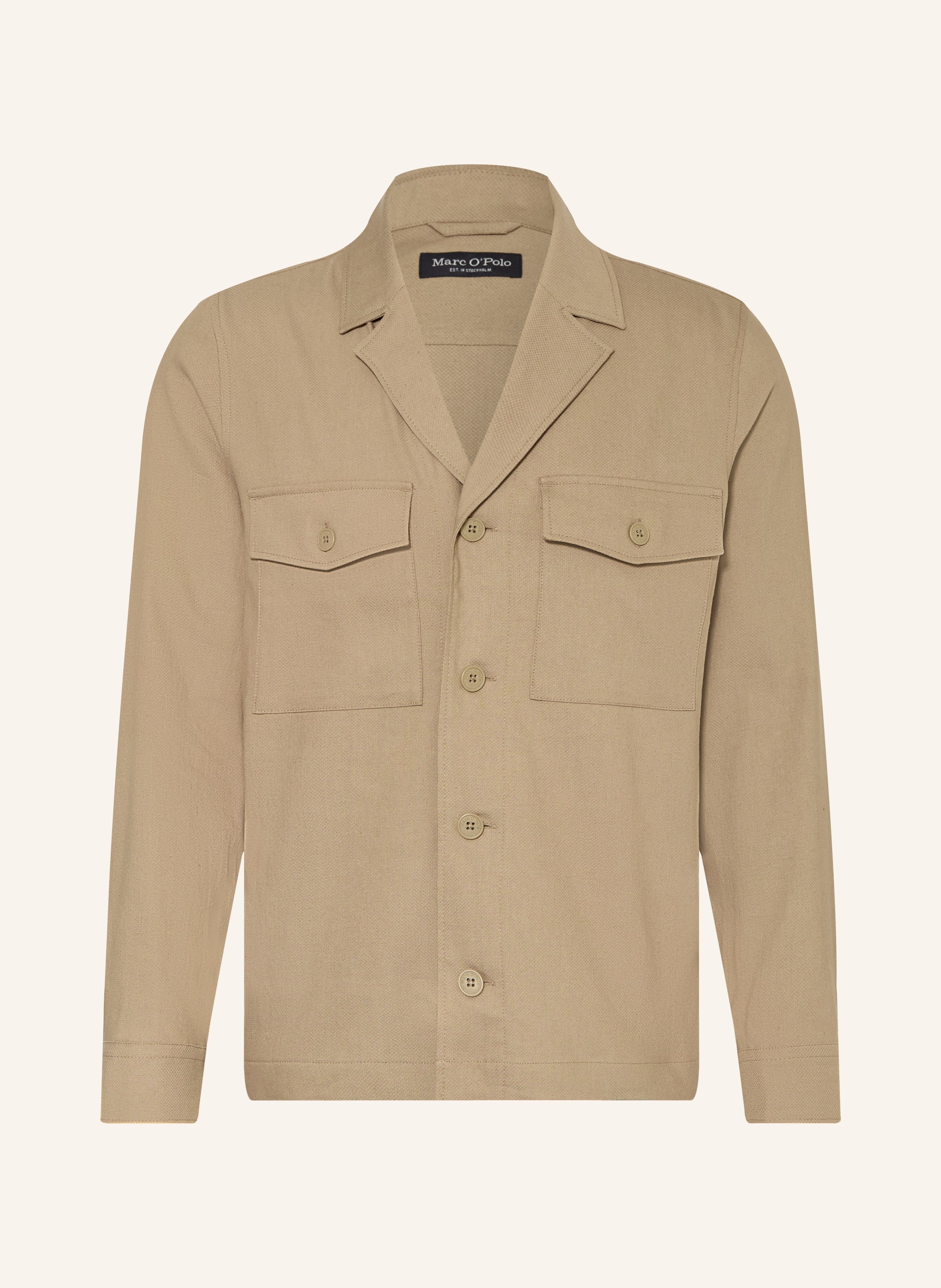 Marc O'Polo Overshirt mit Leinen
