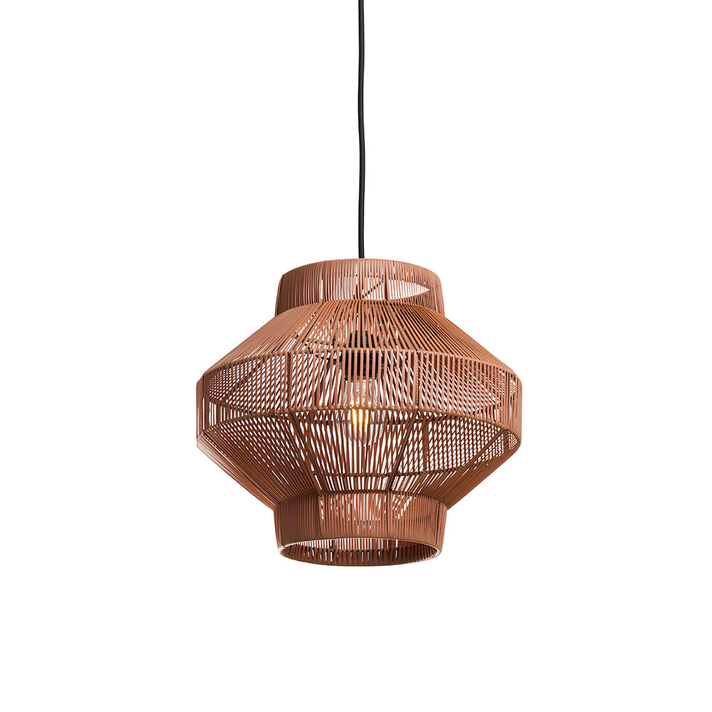 Originalhome lampenkap gerecycled Lampion no 2 - terracotta - S