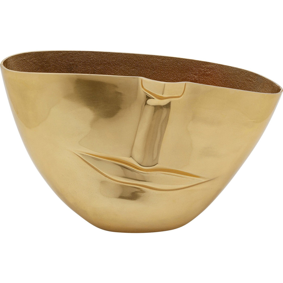 Kare Design Vaas half gezicht goud 46cm