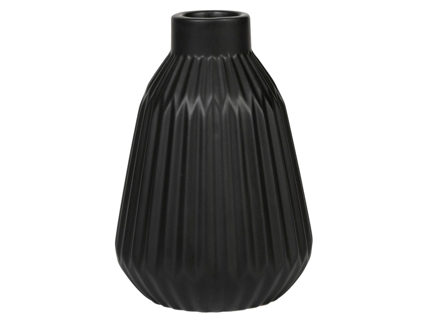 Wazonik ceramiczny 10 cm czarny