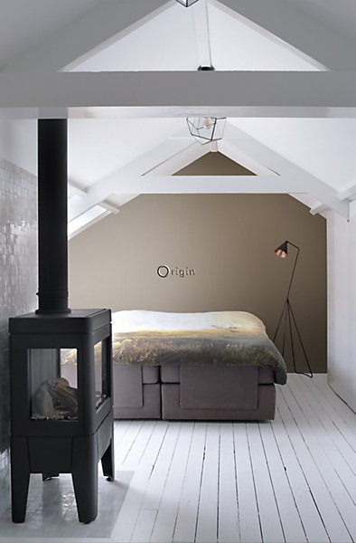 Origin Wallcoverings papier peint uni bronze brillant 53 cm x 10.05 m