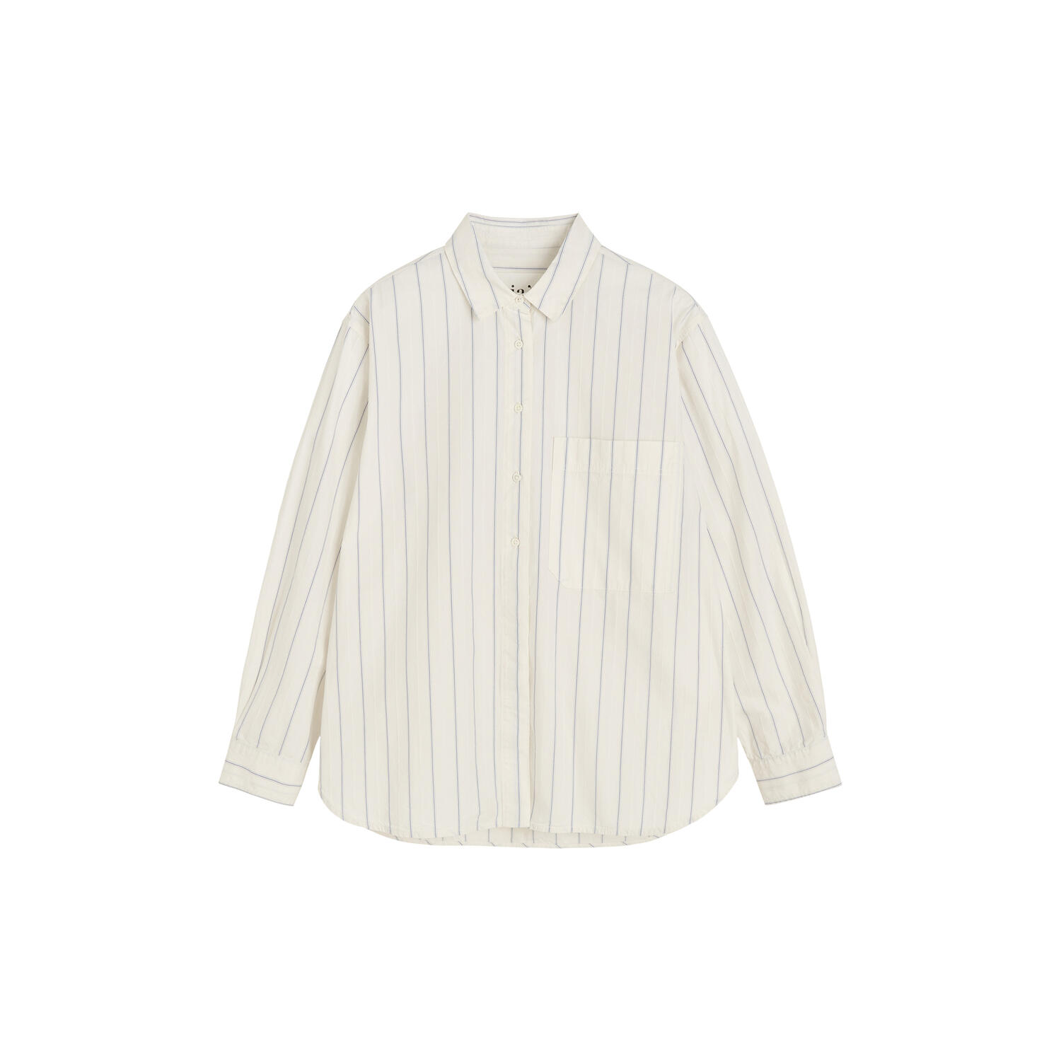 Lynette Shirt Champetra, mix french blue