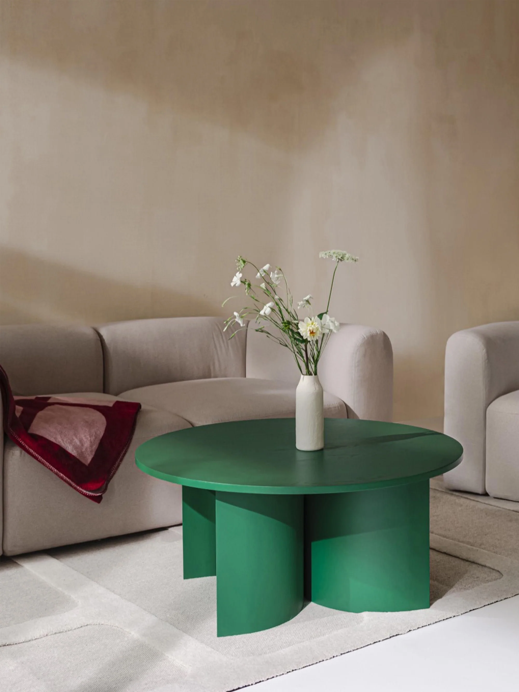 Runder XL-Couchtisch Gavo