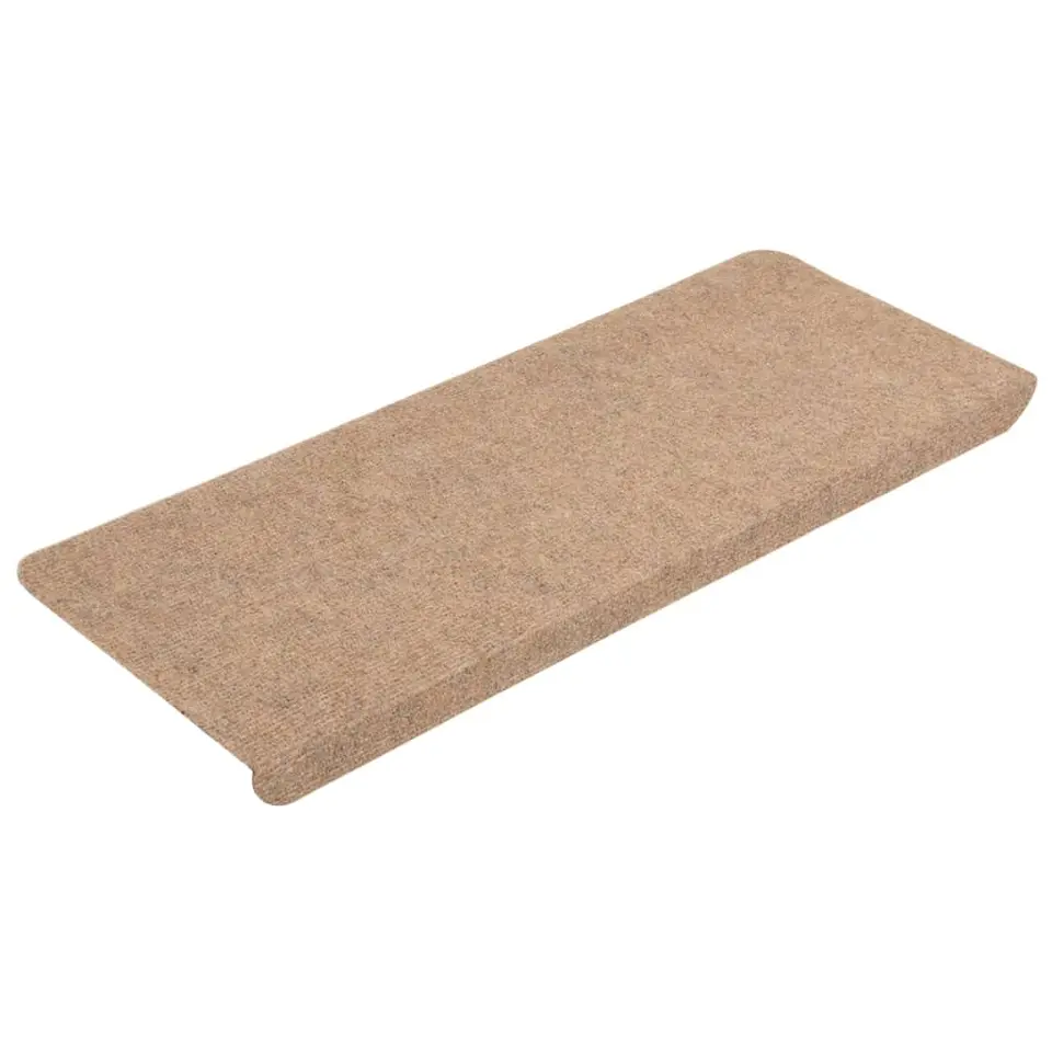 vidaXL - Trapmat - Beige - Stof - 65 x 24.5 x 3.5 cm - 15 stuks