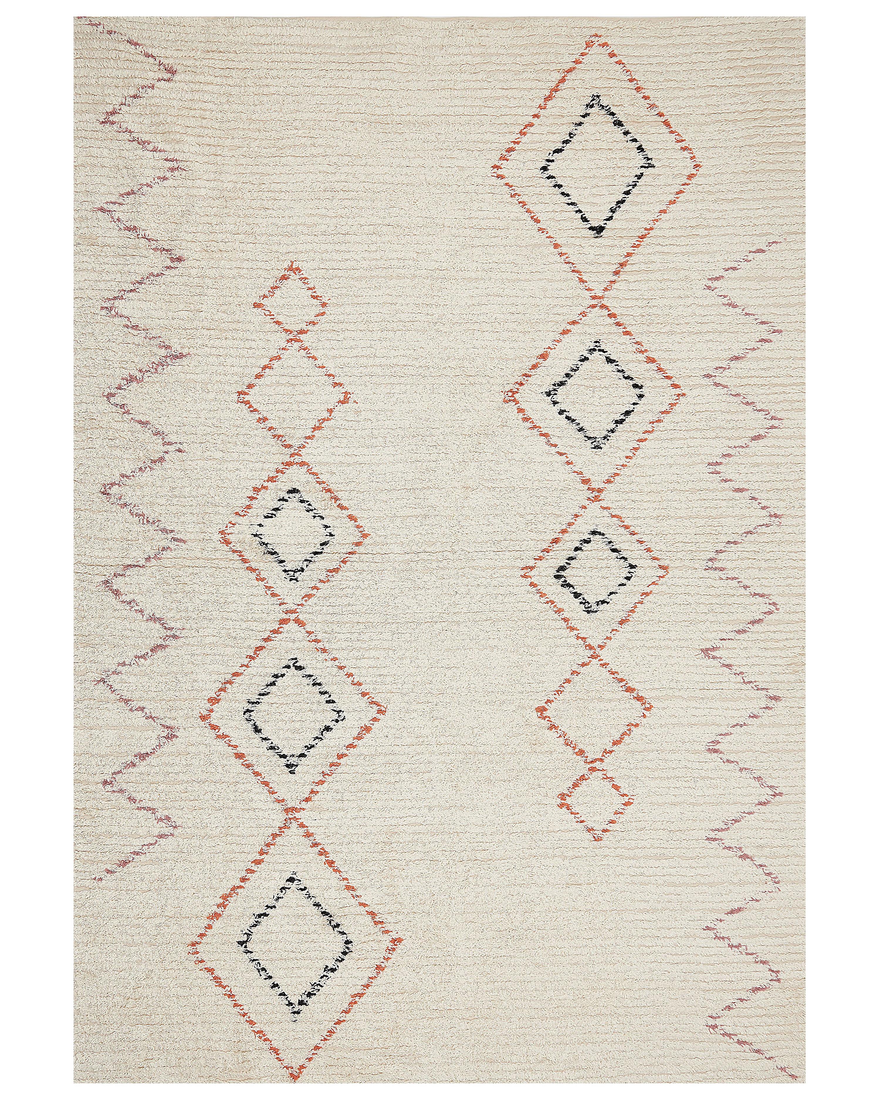 Rug GUWAHATI Beige 140 x 200 cm Cotton