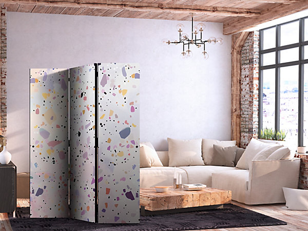 Paravent - Terrazzo Style Confettis Motif Coloré