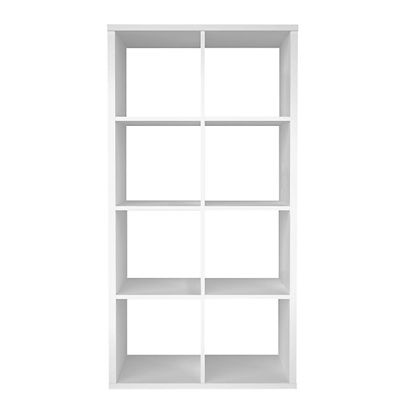 étagère modulable 8 cubes GoodHome Mixxit blanc l. 73,5cm x H. 142,6cm