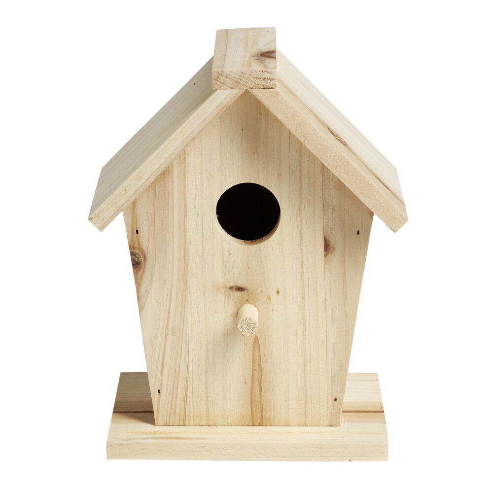 Nichoir à oiseaux en bois L15 x l11 x H19 cm