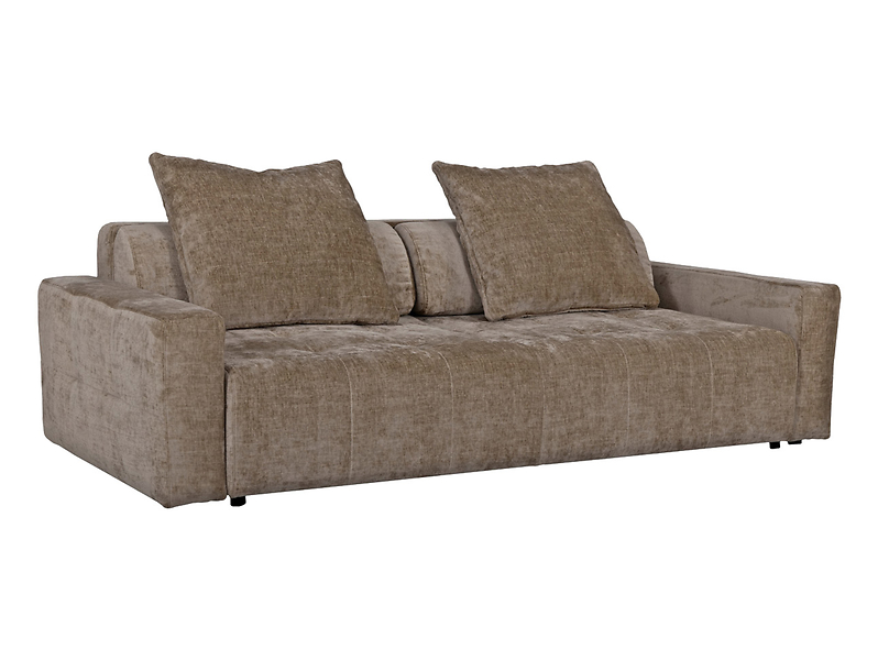 Sofa trzyosobowa Vibe rozkładana z pojemnikiem taupe