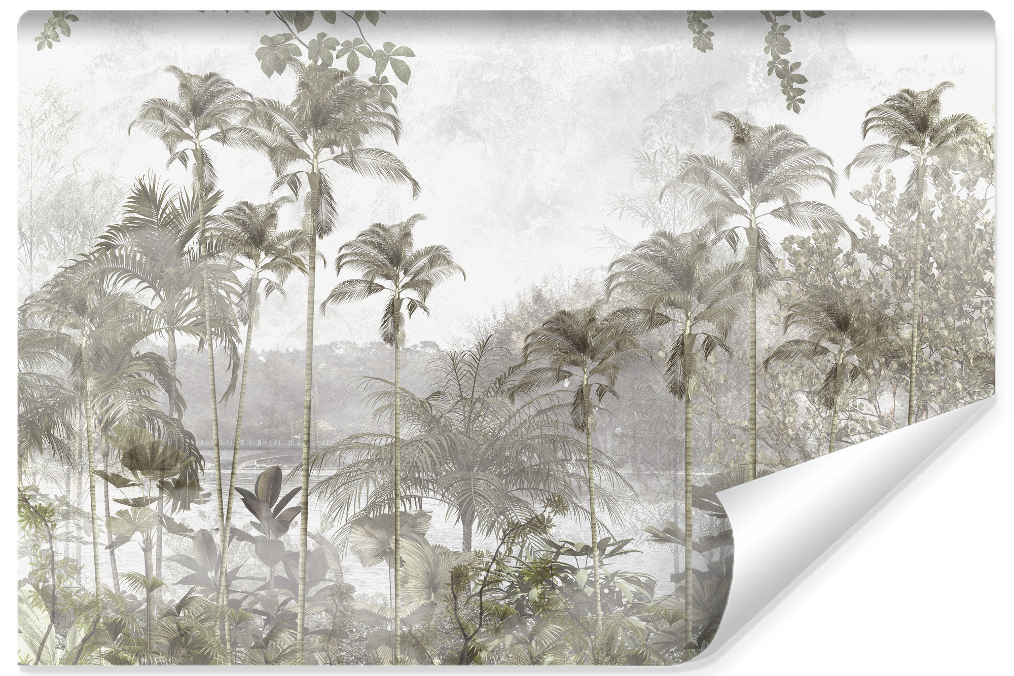 Fototapeta Do Salonu Tropikalny Las Abstrakcja 90x60cm