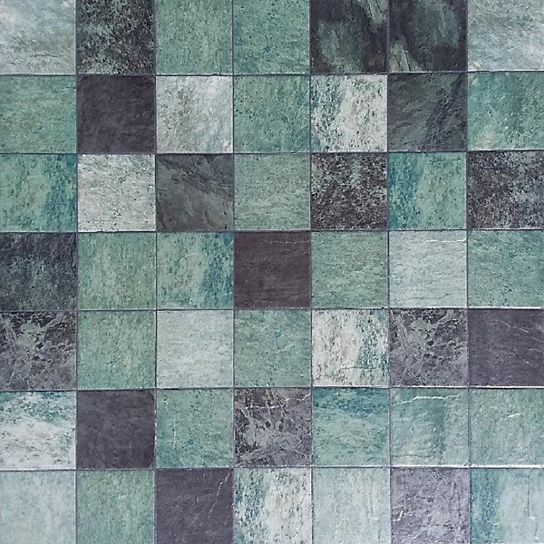 Carrelage Piscine GREEN PARADISE 15x15 cm imitation pierre de bali
