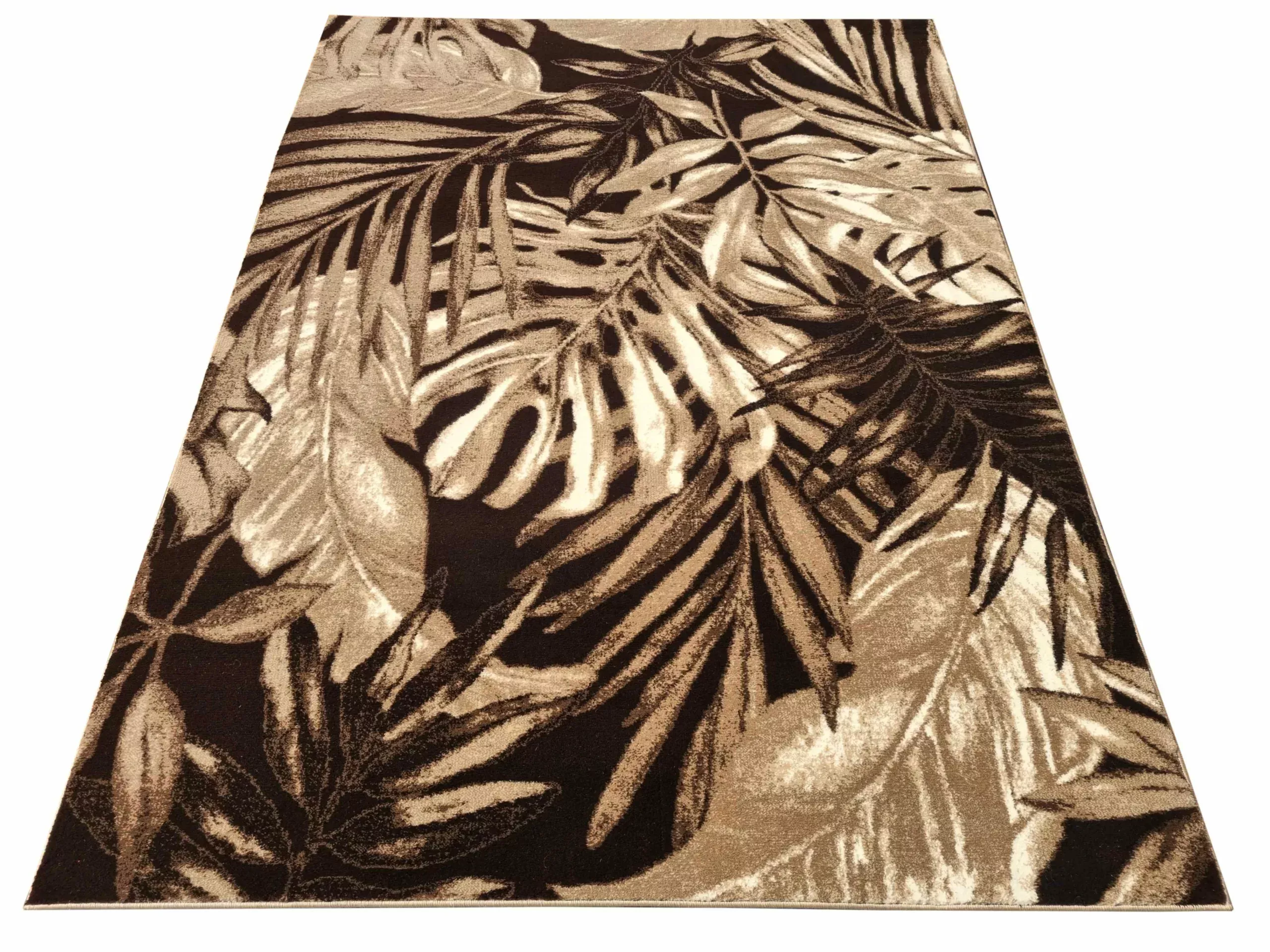 Dywan 140x190 Lisbona 404 brown modny do salonu pokoju solidny praktyczny