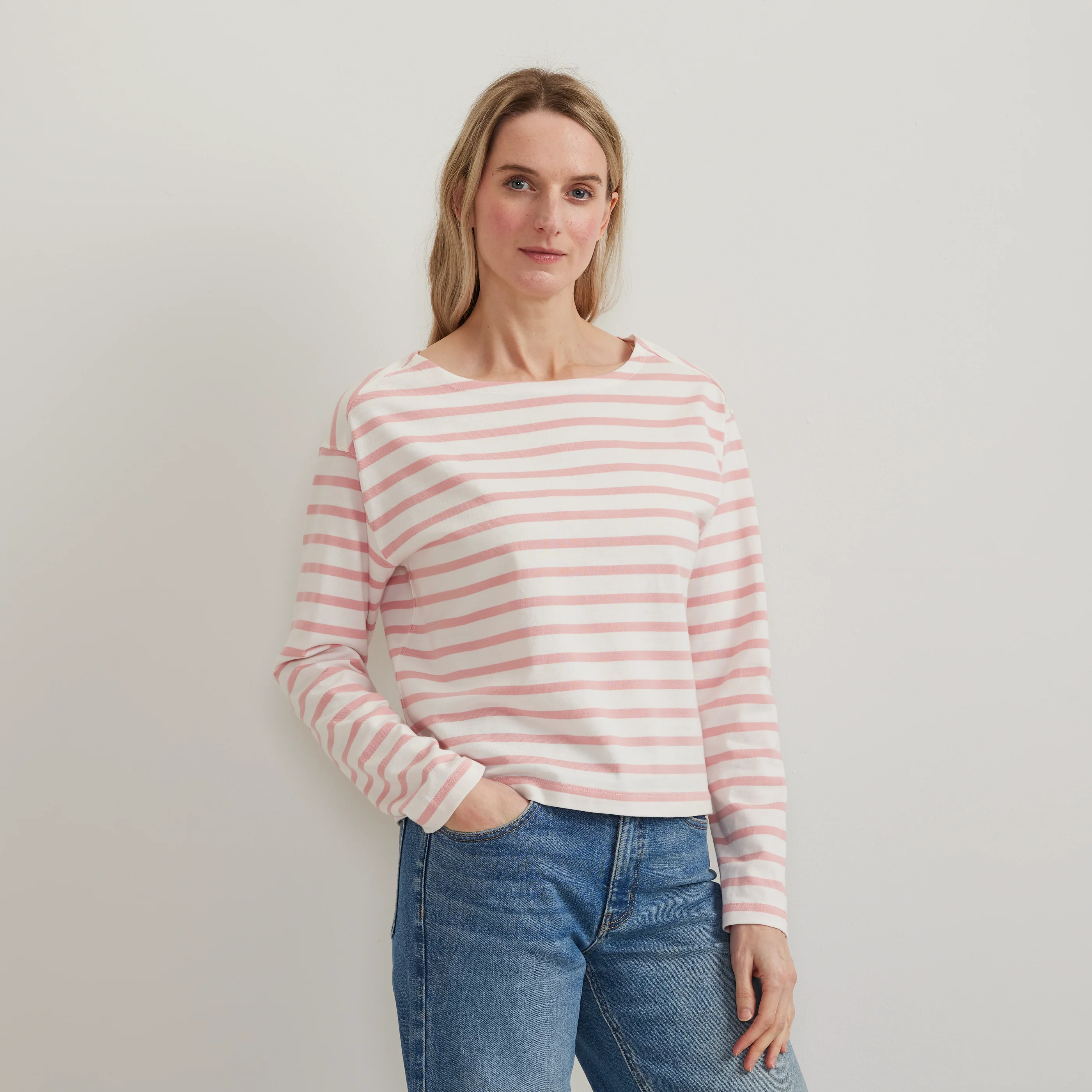 Women's Sailor Bateau Neck T-Shirt