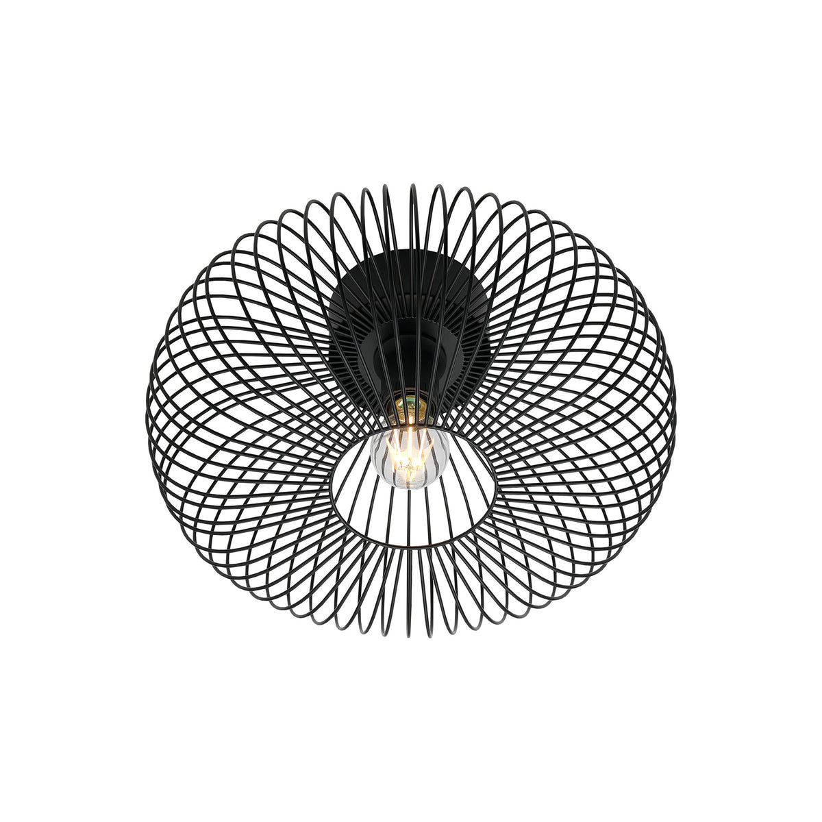 Nordlux Beroni | Plafondlamp | E27 Fitting | Zwart