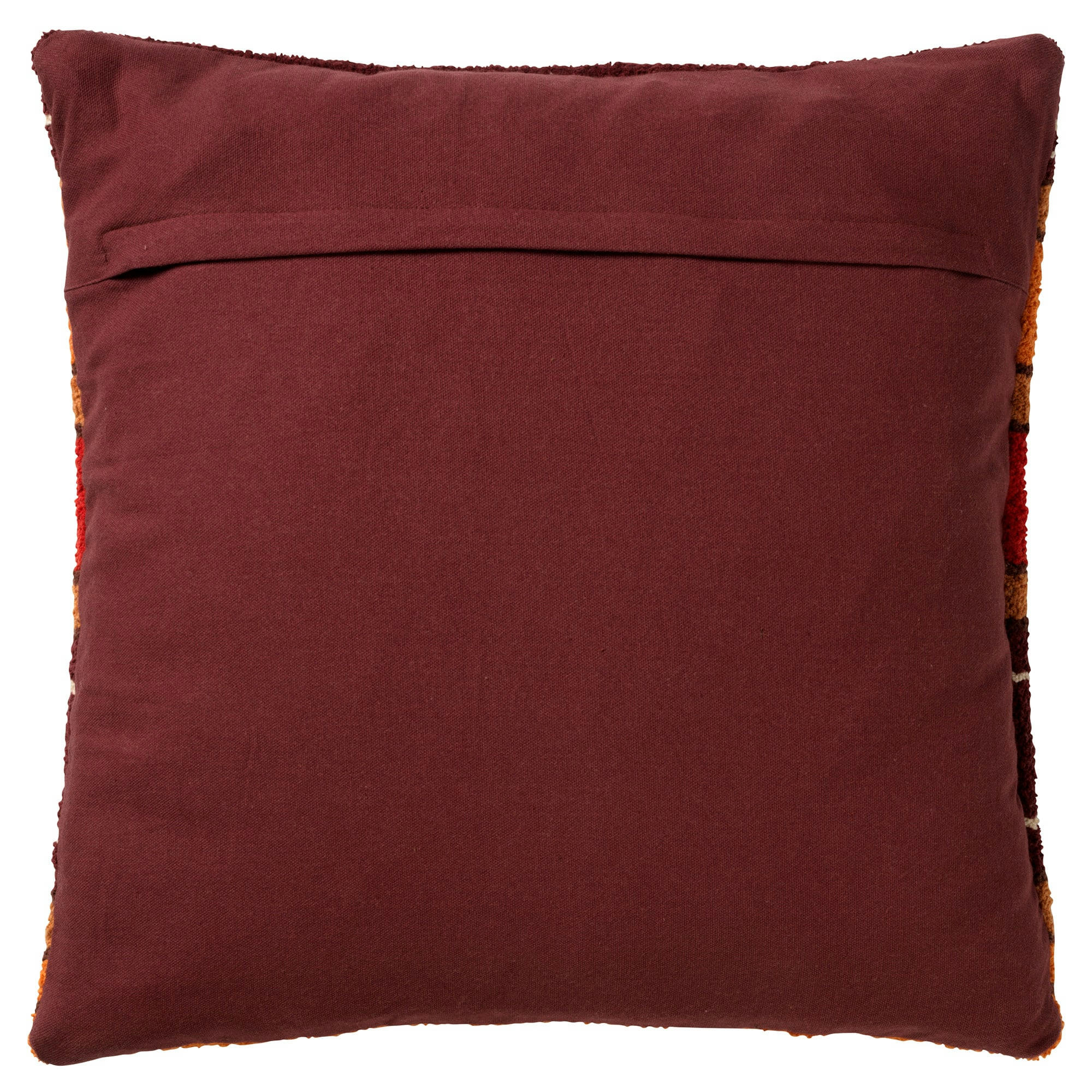 KELIM KIAN - Housse de coussin rouge doux-45x45 cm unique