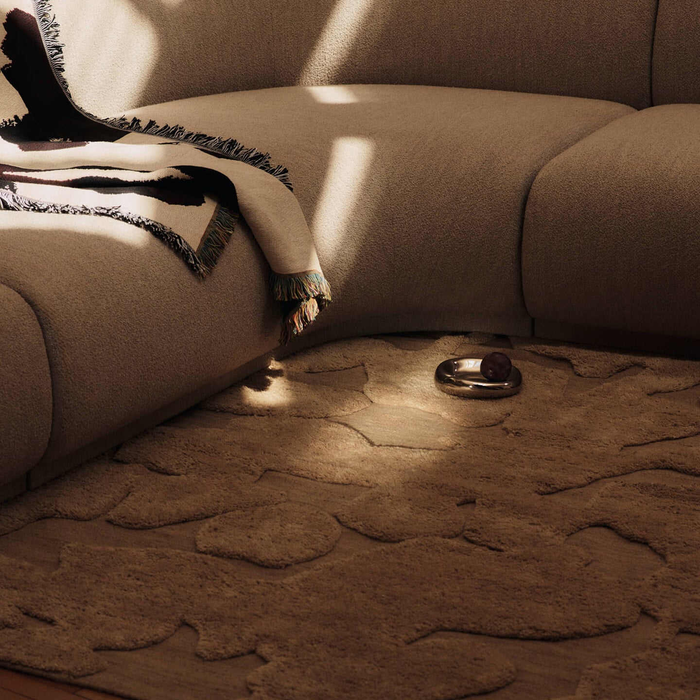 Ferm Living Cilla Vloerkleed 140 x 200 cm - Tan