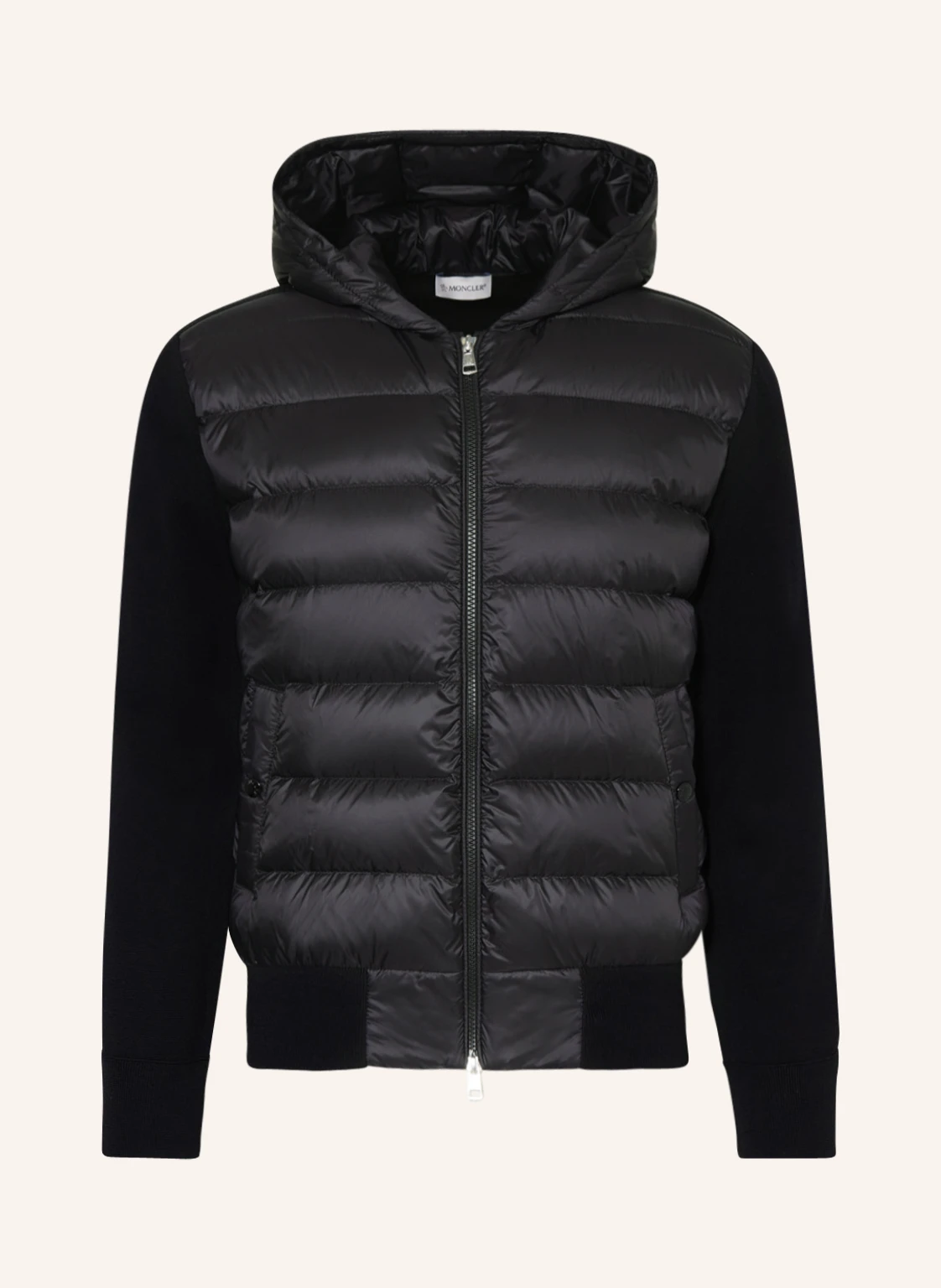 MONCLER Strickjacke im Materialmix
